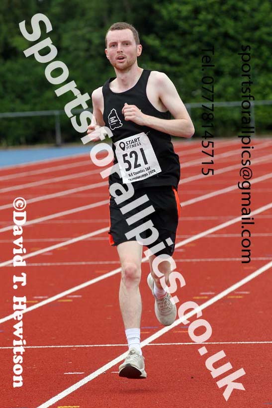 North Eastern 10000 metres, 2021 North Eastern Champs., Shildon. Photo: David T. Hewitson/Sports for All Pics